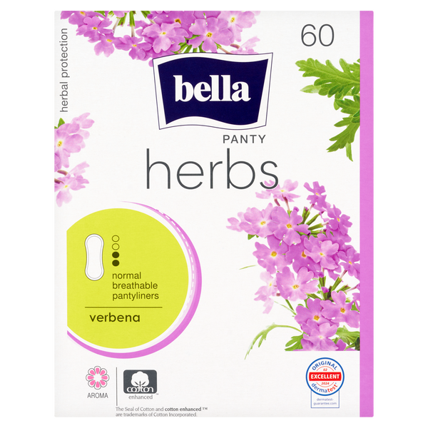 

Гигиенические прокладки, 60 шт./1 упаковка. Bella Herbs panty verbena normal