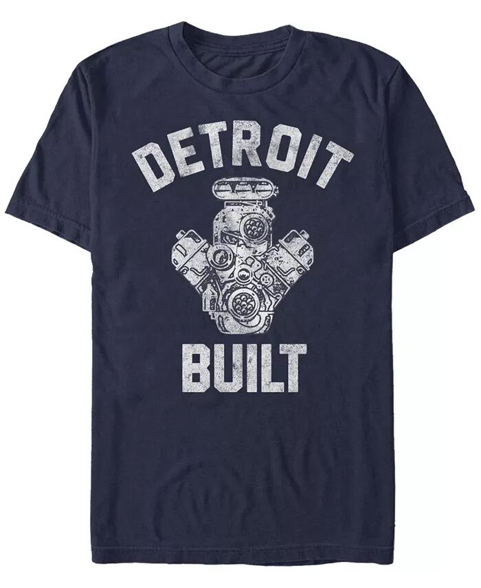 

Мужская футболка Detroit Motors с коротким рукавом и принтом Crew Fifth Sun, синий