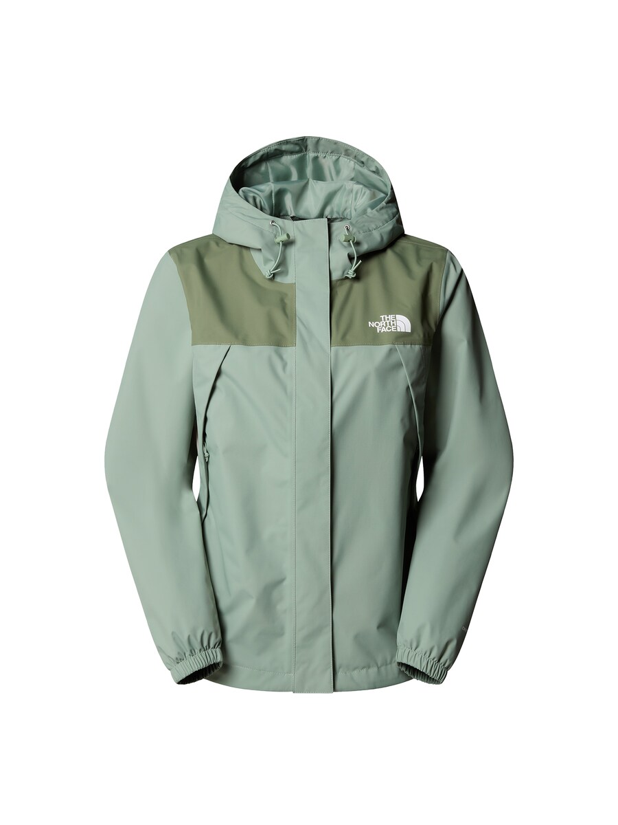 

Куртка для активного отдыха THE NORTH FACE ANTORA, оливковый/светло-зеленый