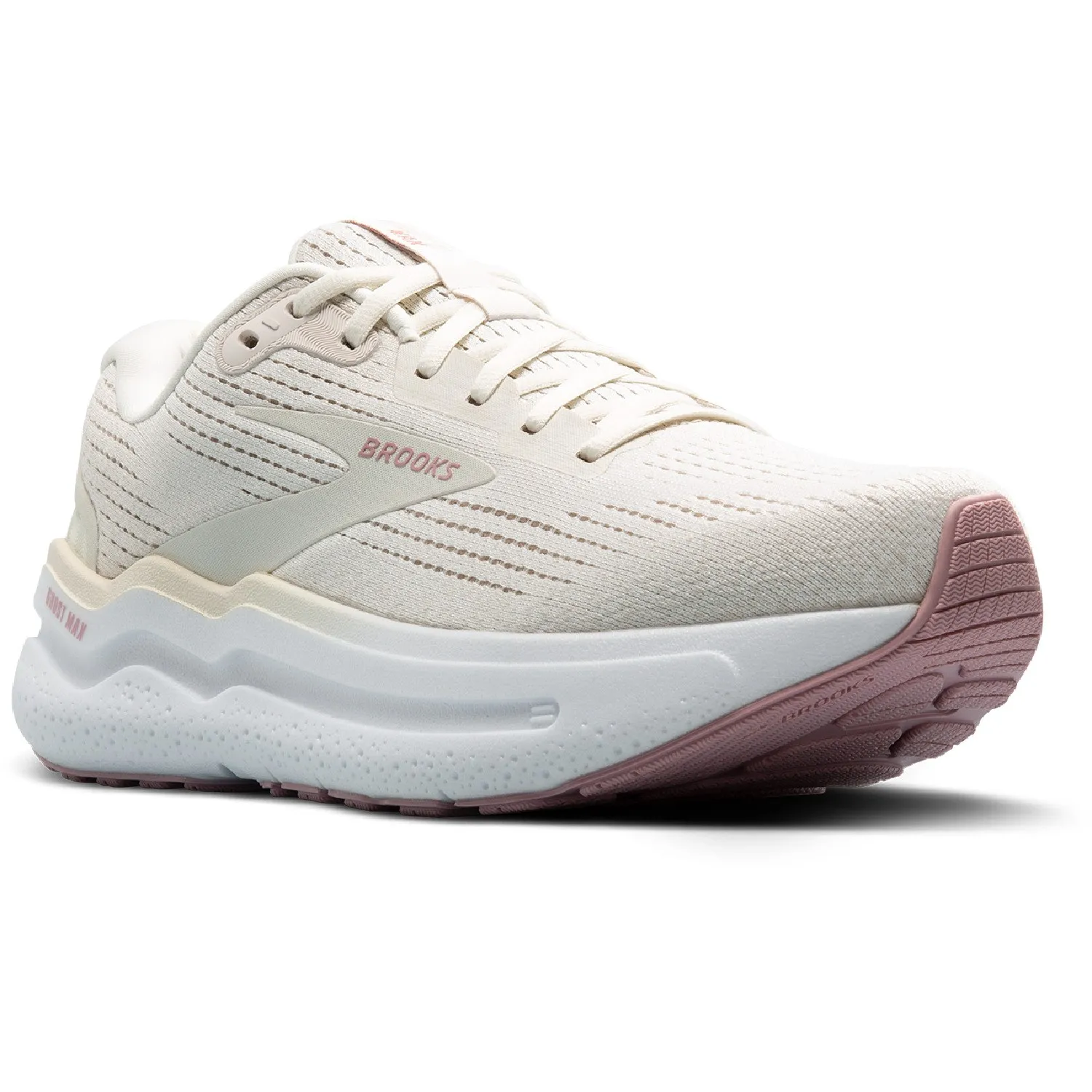 Женские кроссовки Ghost Max 2 для бега по дорогам Brooks, Coconut Milk/Gray/Zephyr — фото 3