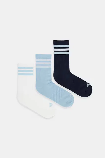 Носки 3-пак эластичные Adidas, синий