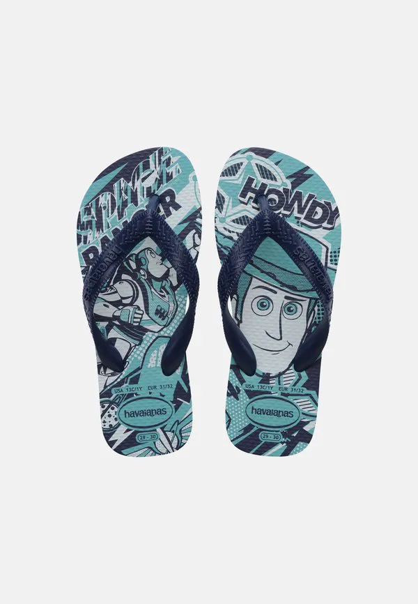 Детские сандалии disney с т-образным ремешком Havaianas, Blue/Navy — фото 4