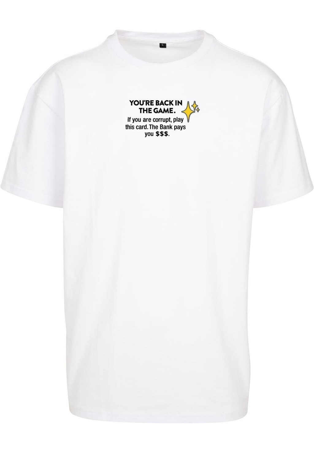

Футболка с принтом Interpol Oversize Tee Upscale by Mister Tee, белый