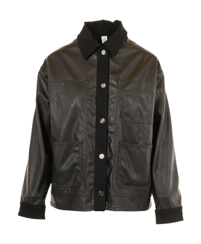 

Куртка с пуговицами и логотипом спереди. Liu Jo, коричневый