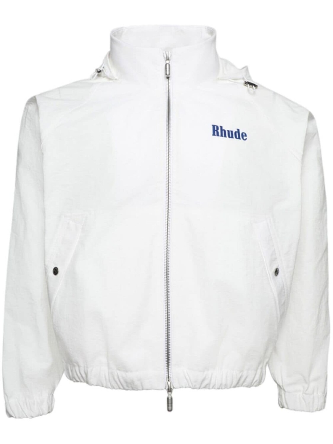 

RHUDE спортивная куртка с капюшоном и логотипом, белый