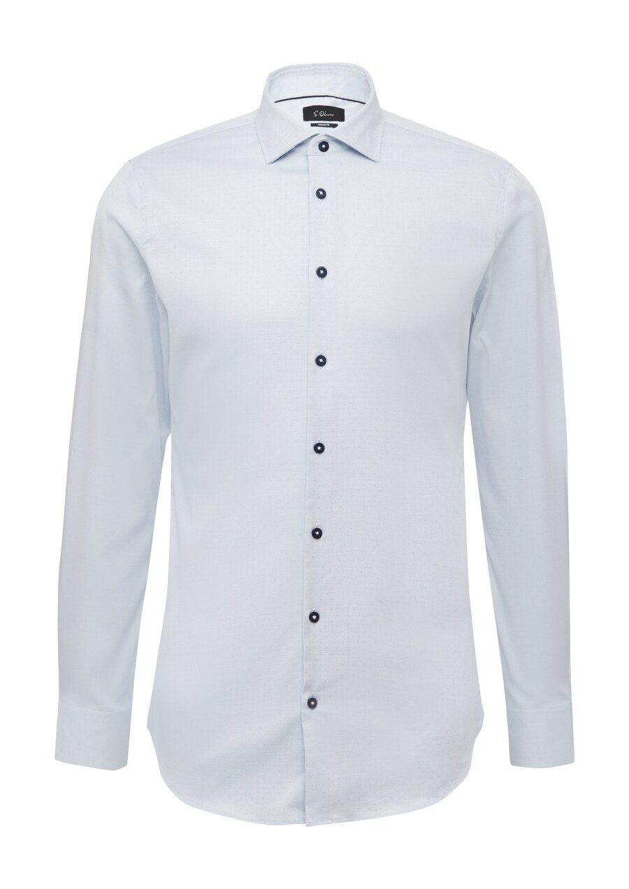 

Рубашка на пуговицах классического кроя s.Oliver BLACK LABEL, светло-голубой