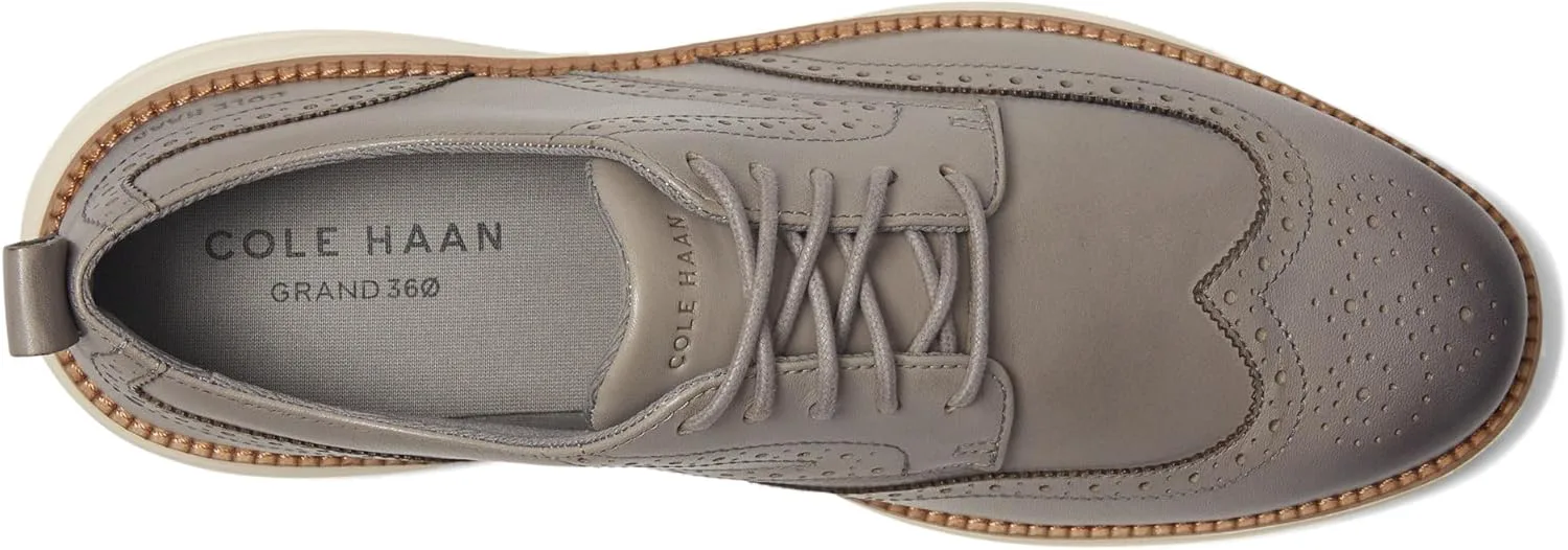 Мужские туфли Cole Haan Grand Hurrion Wingtip, слоновая кость — фото 3