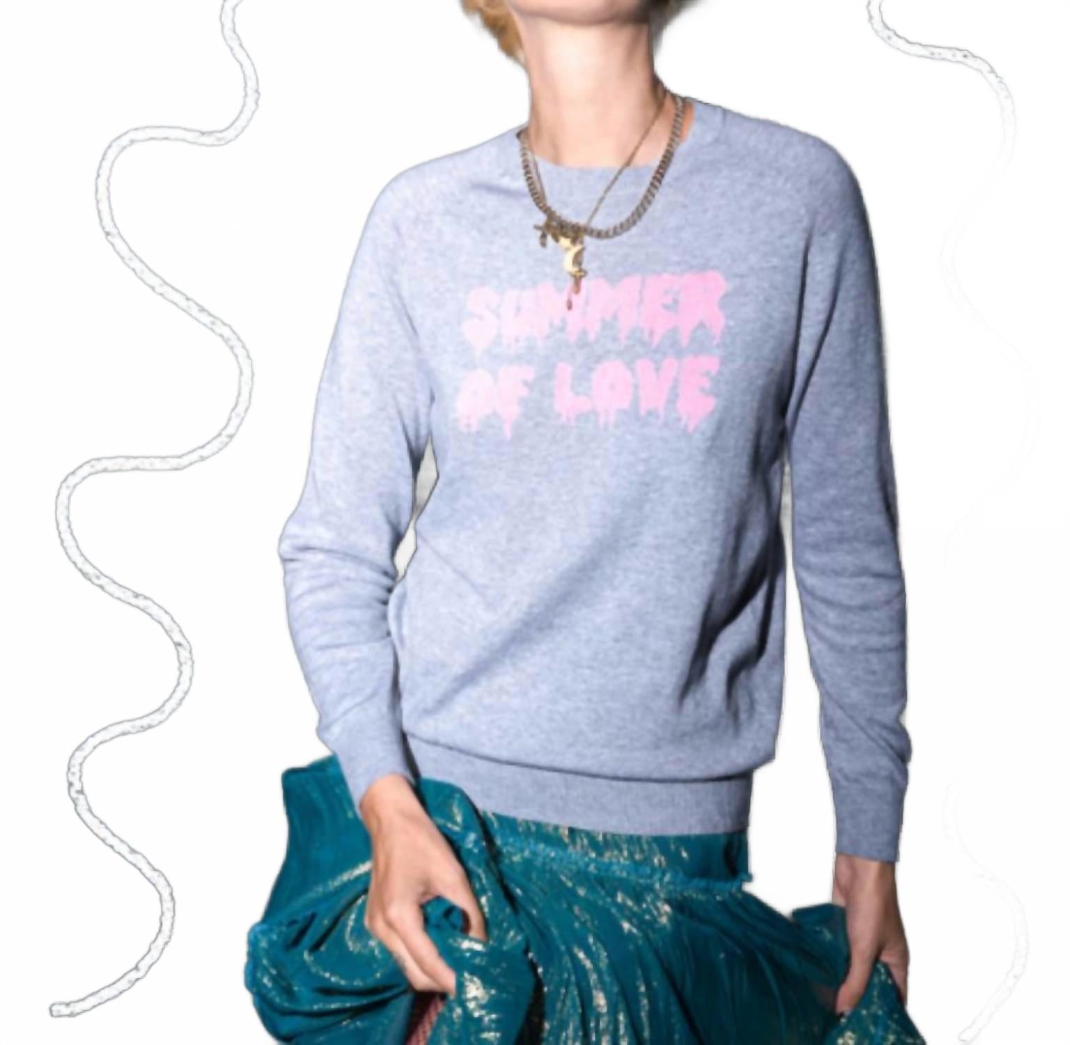 

Свитер "Лето любви" в сером Replica Los Angeles, серый