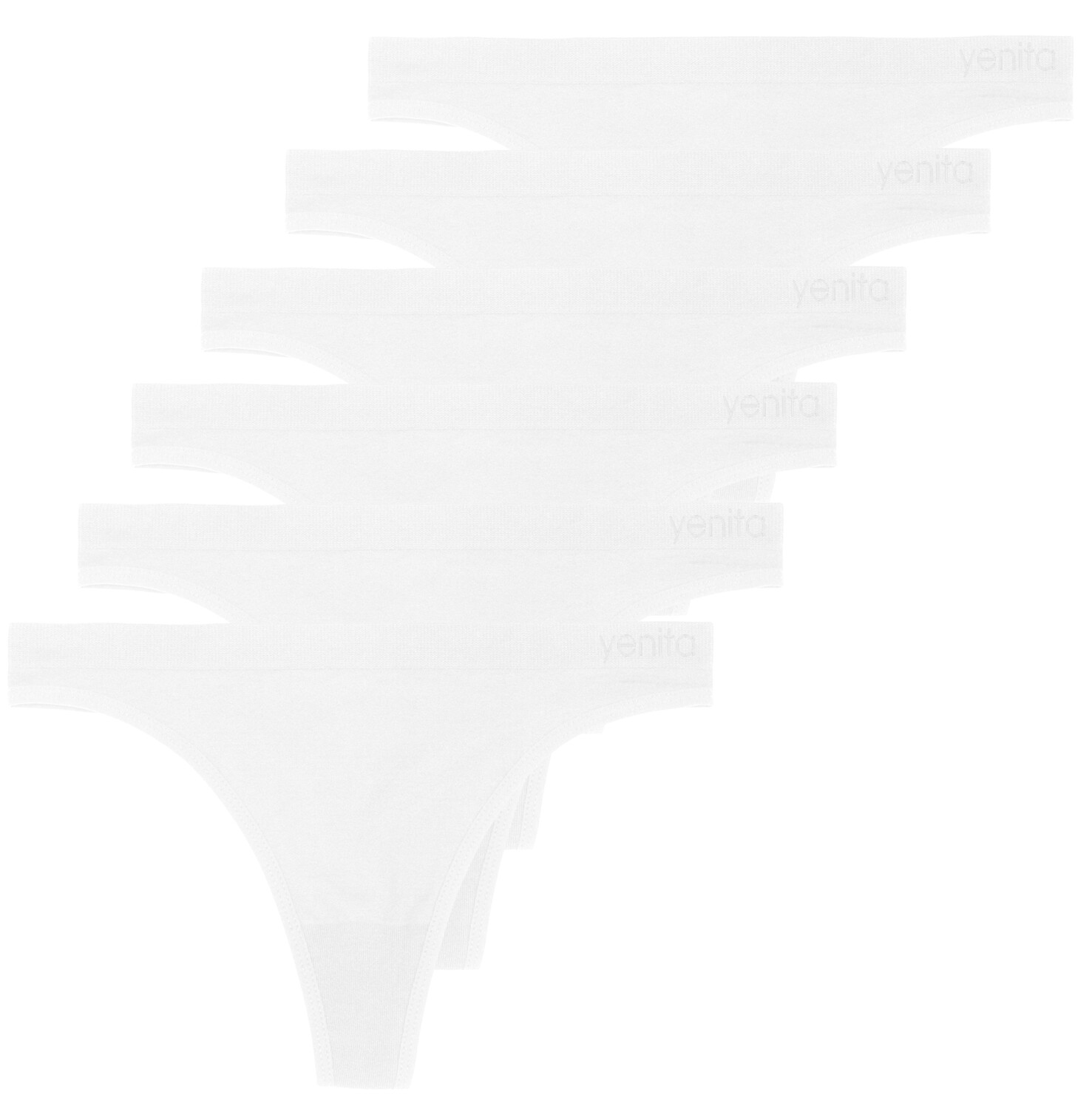 

Стринги Yenita 6 шт Seamless Basic, белый