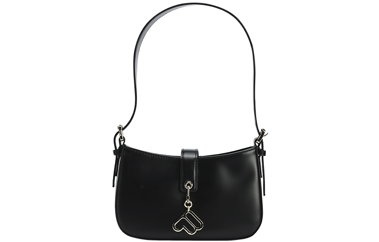 

FILA Синтетическая кожаная сумка через плечо ультрамаленькая женская угольно-черная