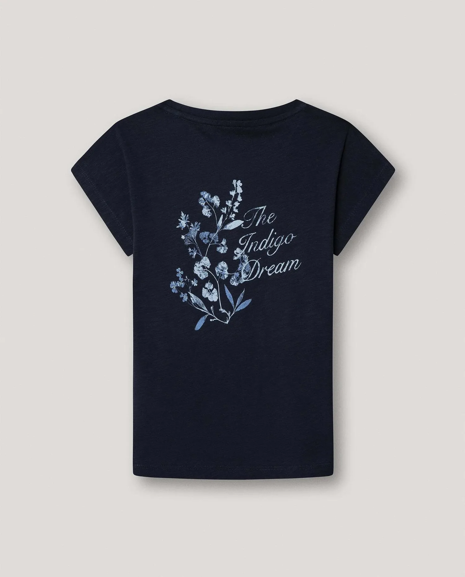 Детская футболка Grimmy Pepe Jeans, темно-синий — фото 2
