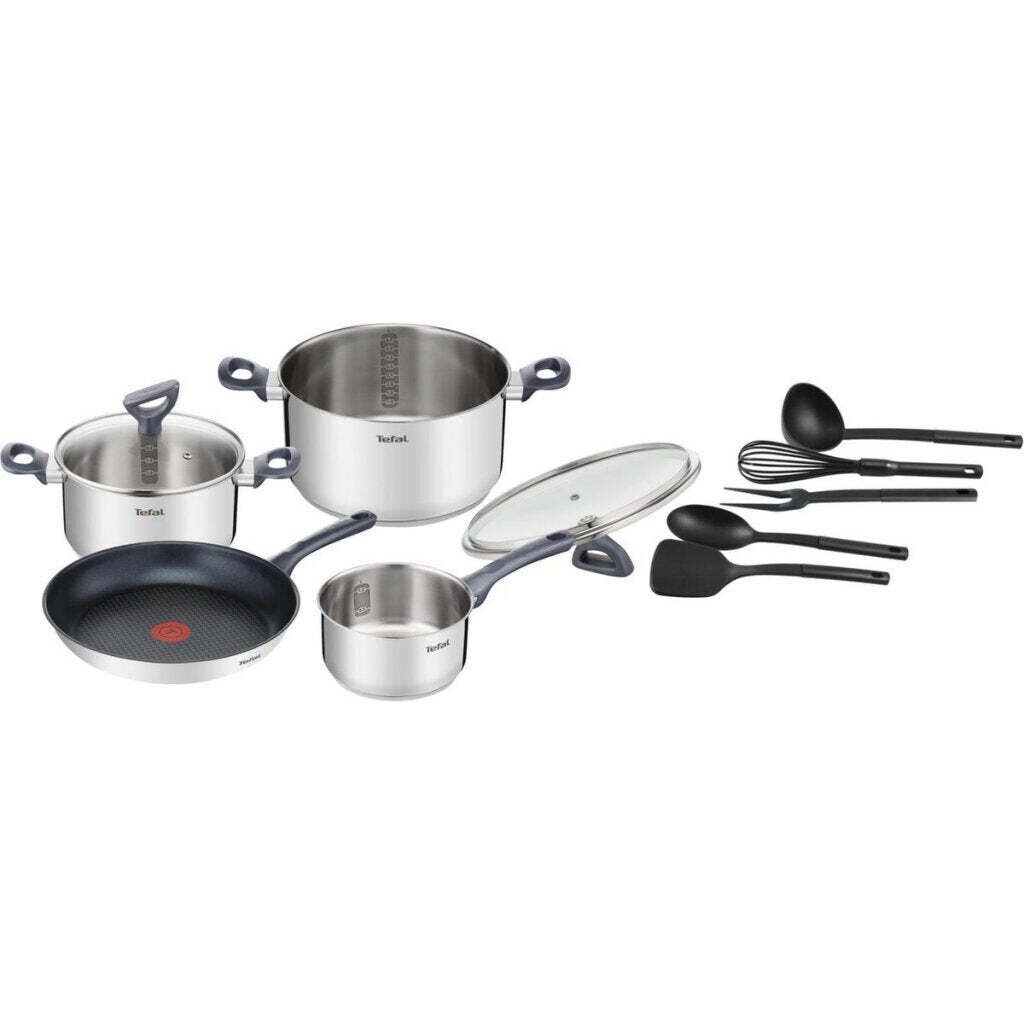 

Tefal G713SB Daily Cook Set - набор для приготовления пищи - черный/серебристый, серебро