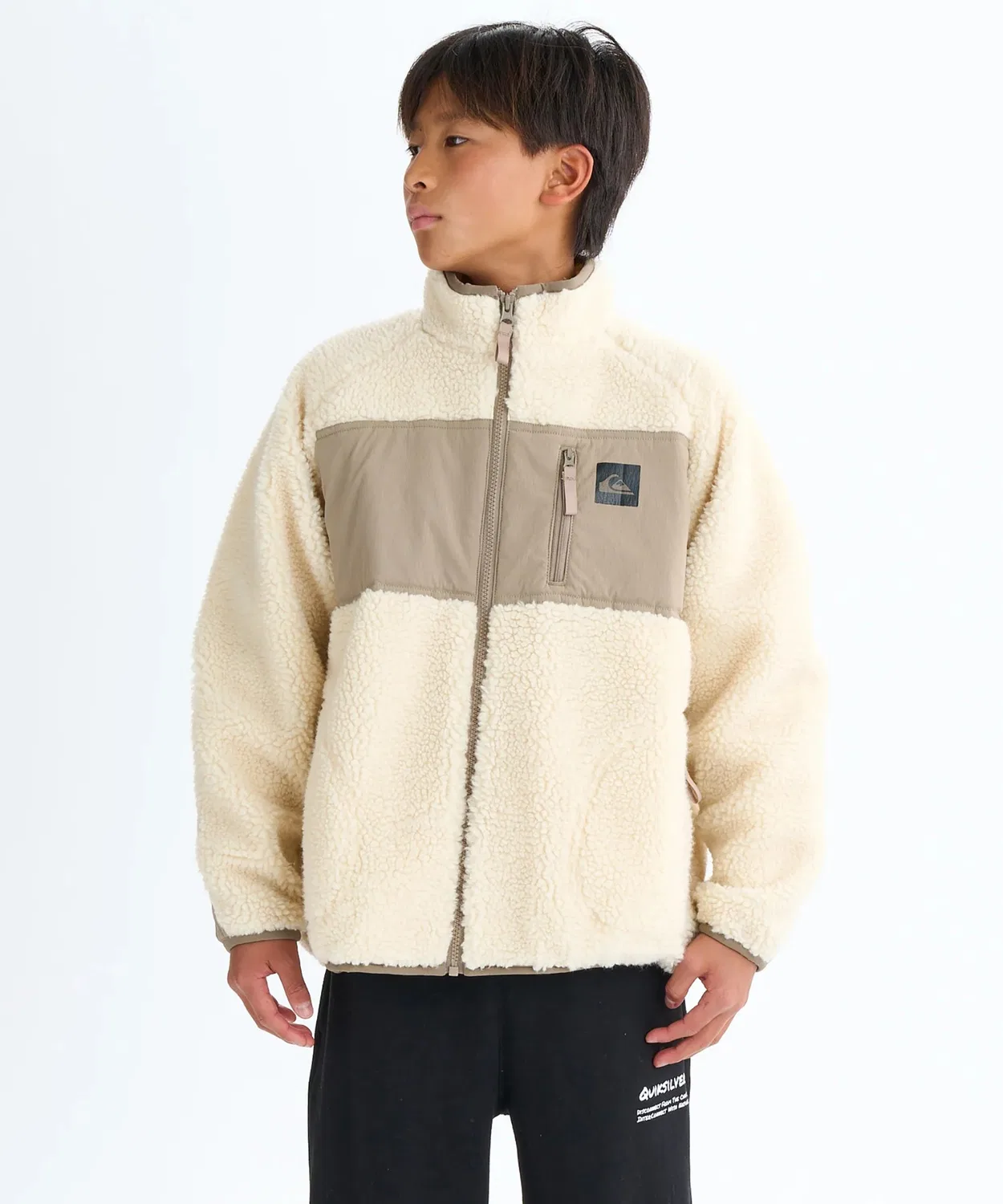 Болонья детская Quiksilver BOA JACKET YOUTH белая