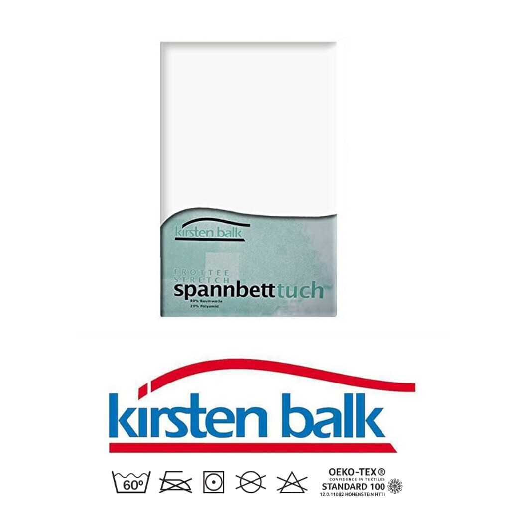 

Фирменная махровая простыня KIRSTEN BALK 180-200 x 210-220см - белый