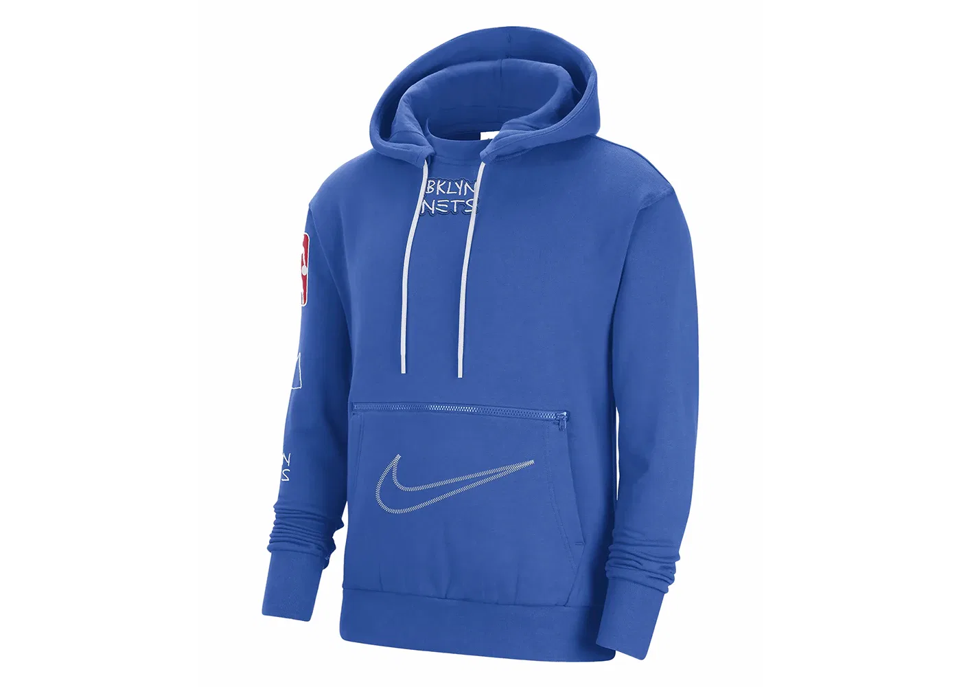 Мужской худи с принтом Brooklyn Nets Nike, Royal Blue