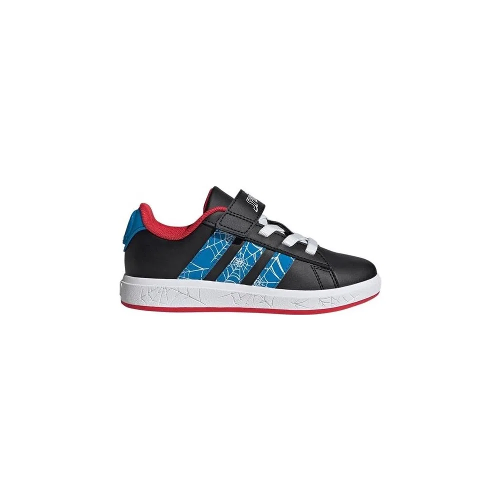 Детские кроссовки для прогулок с принтом Spider-Man GRAND COURT SPIDER-MAN EL K adidas — фото 2