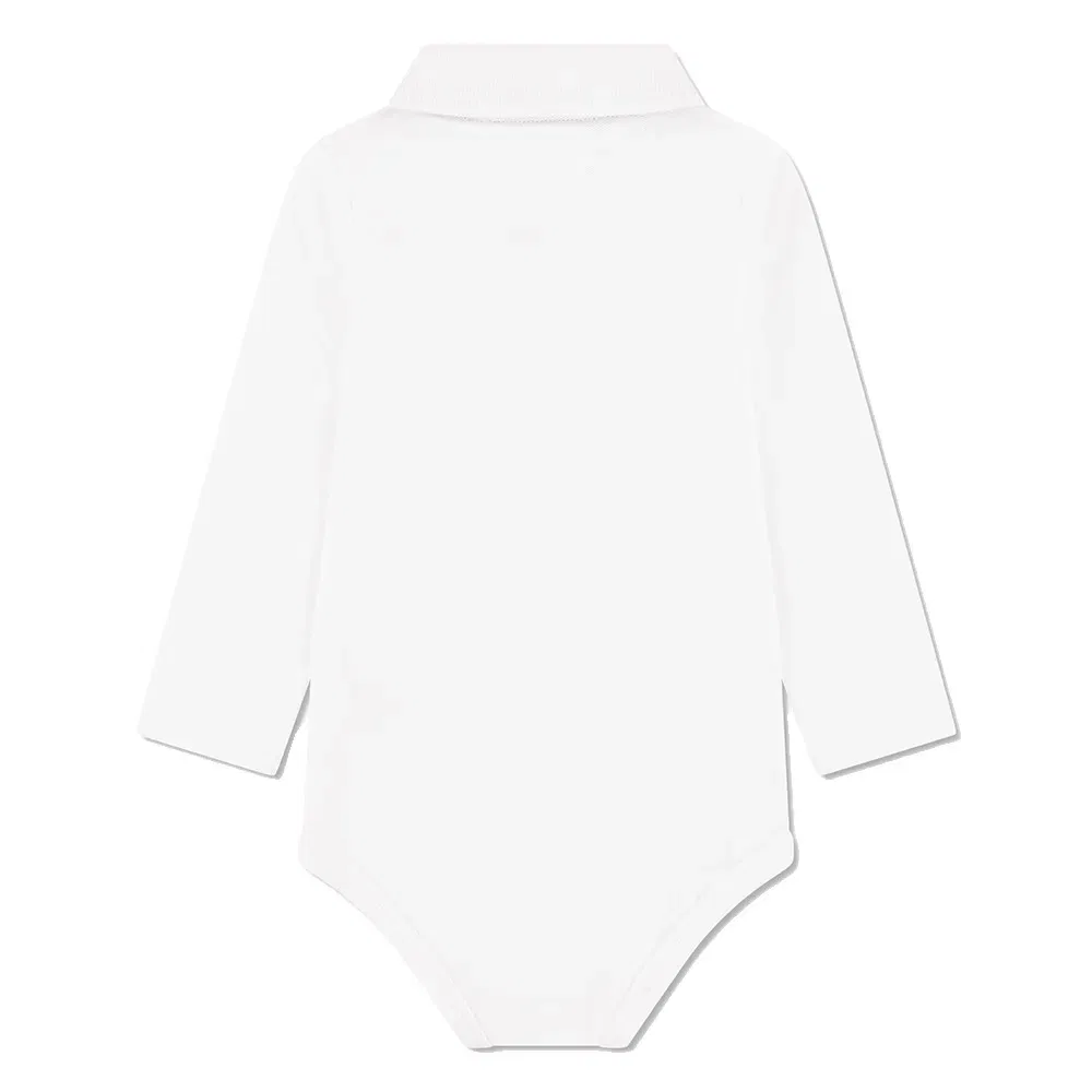 Боди с длинным рукавом Lacoste Kids 547338, белый — фото 2