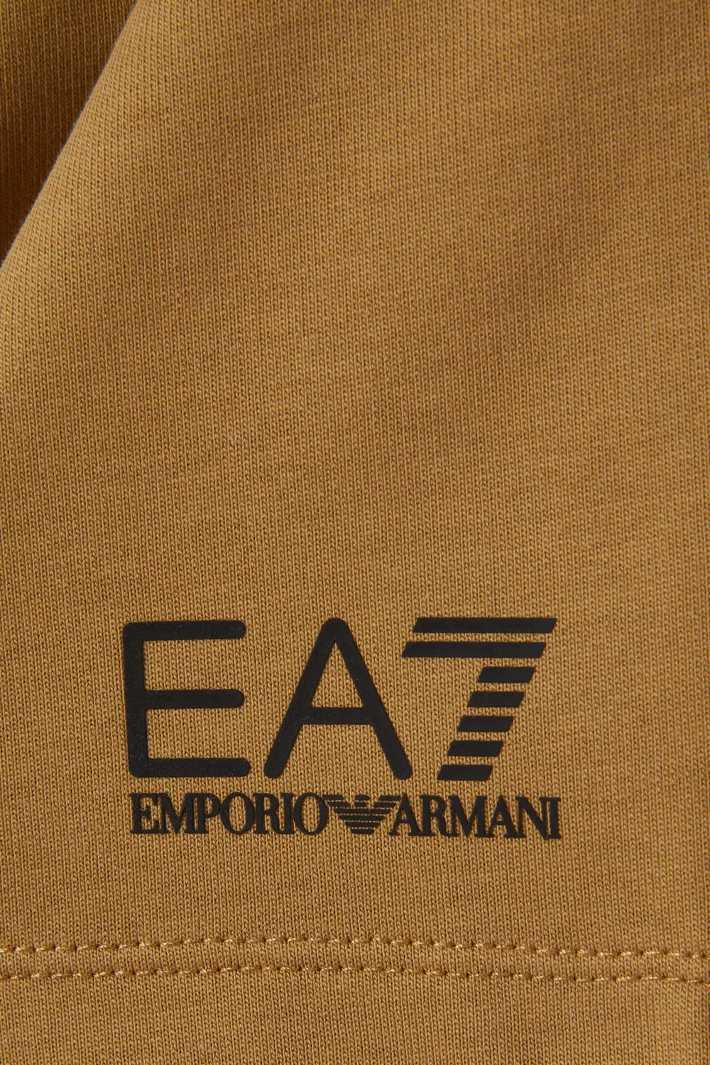 Шорты с логотипом Train Core Emporio Armani, коричневый — фото 3