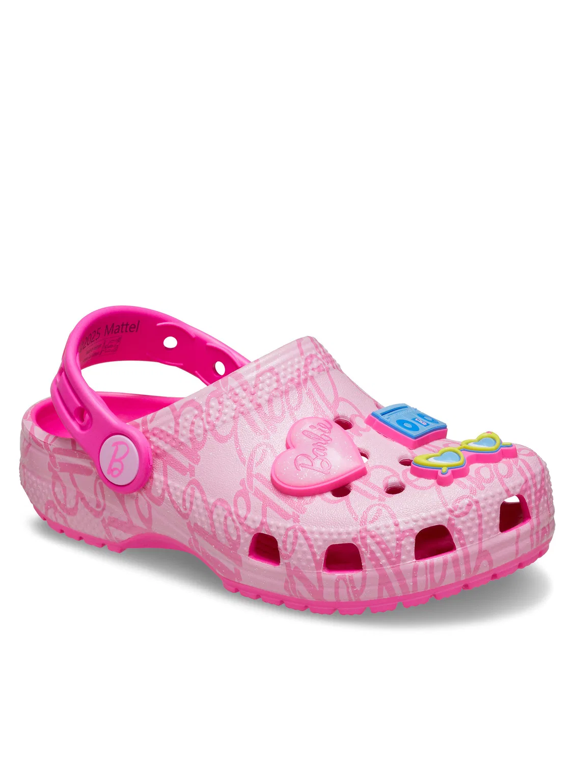 Шлепанцы для девочки Mattel Pink Barbie Cls Clg Crocs, розовый — фото 2