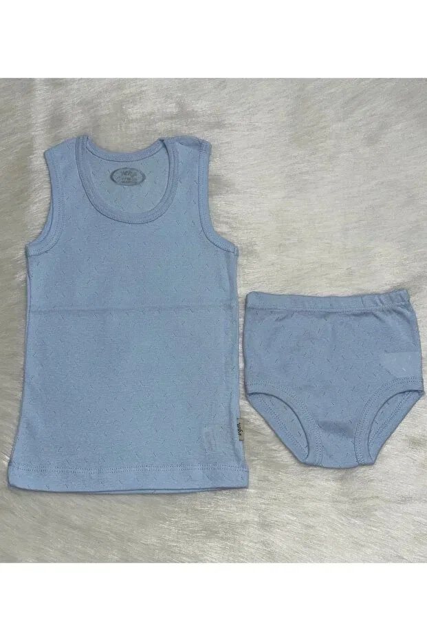Детский комплект для мальчиков хлопковый Yeka Bebe, Blue