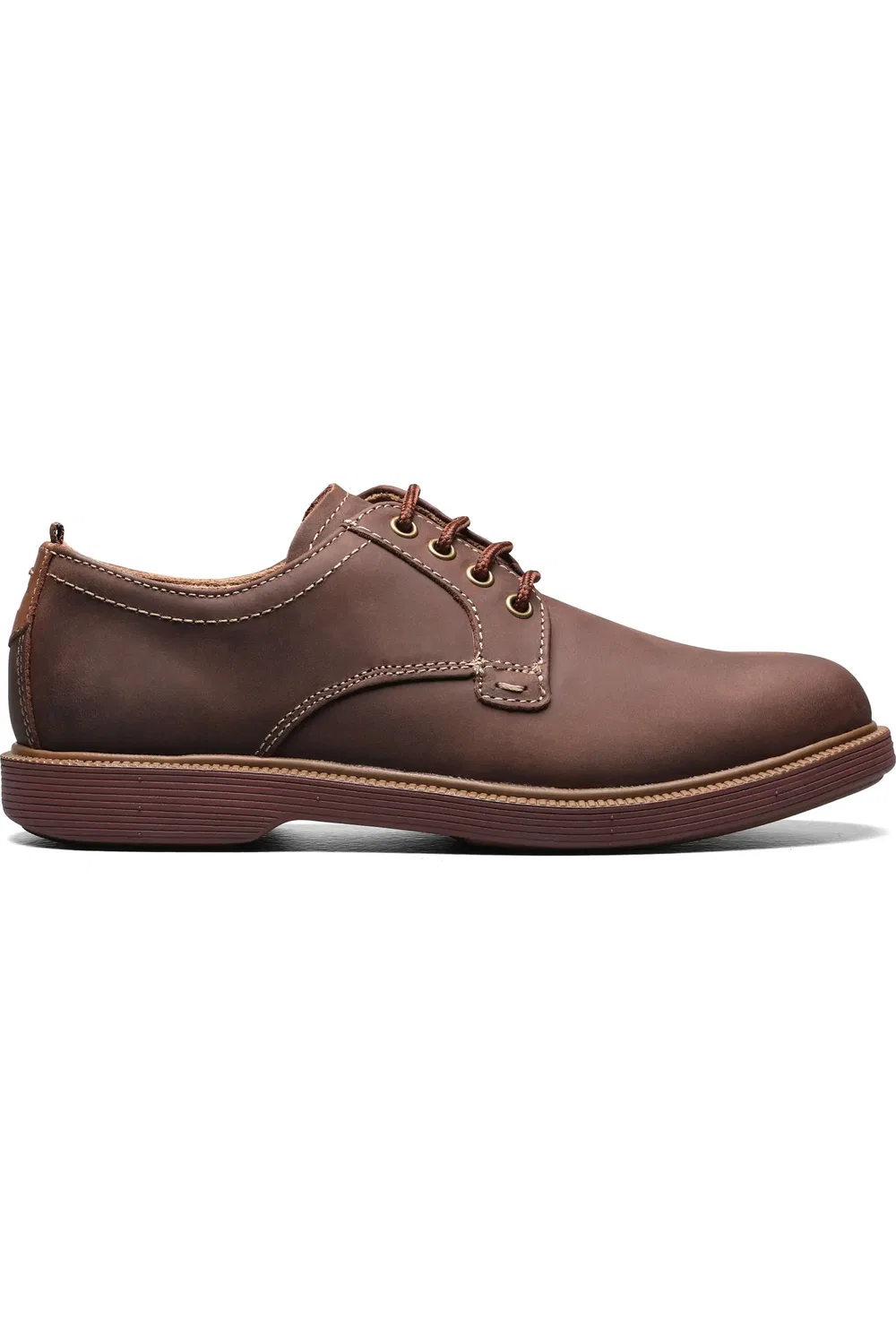 Детские туфли оксфорды на плоской подошве Supacush Jr. Florsheim, Brown Chocolate — фото 2