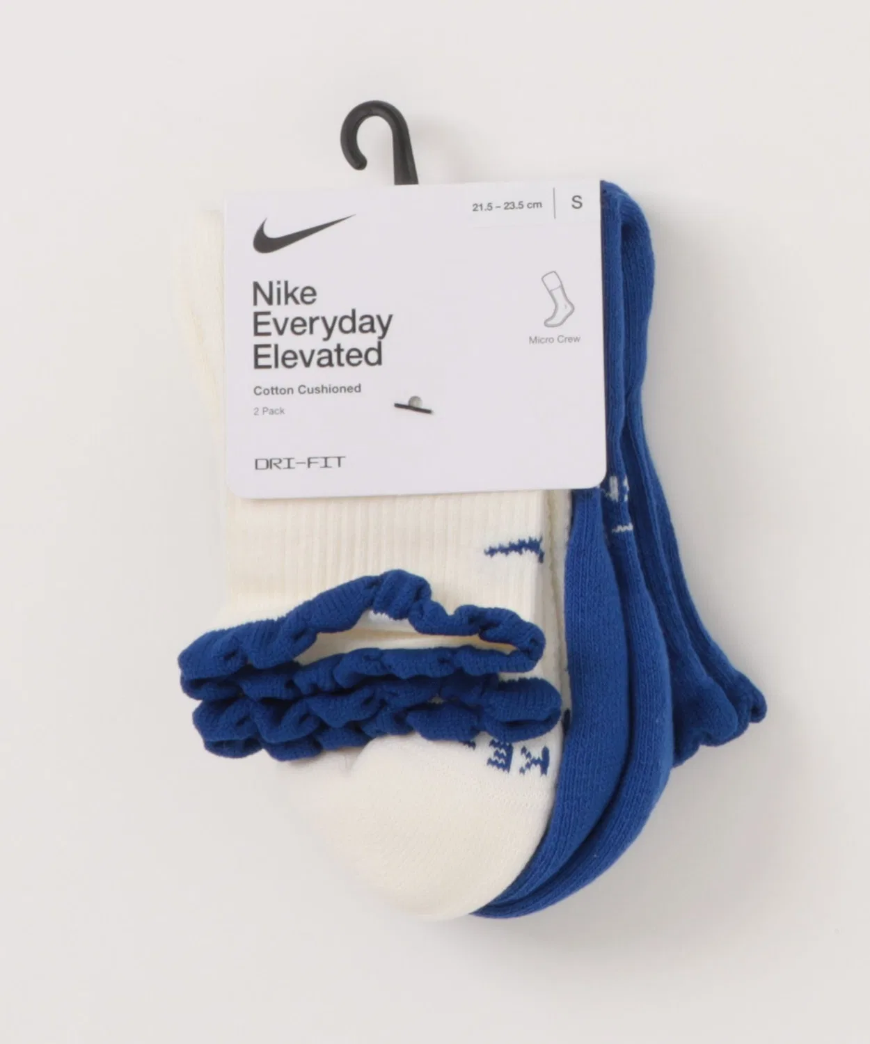 Мужские носки с поддержкой свода стопы, 2 пары, UNKEDELVDMCRW2PSCLP-144 NIKE, White