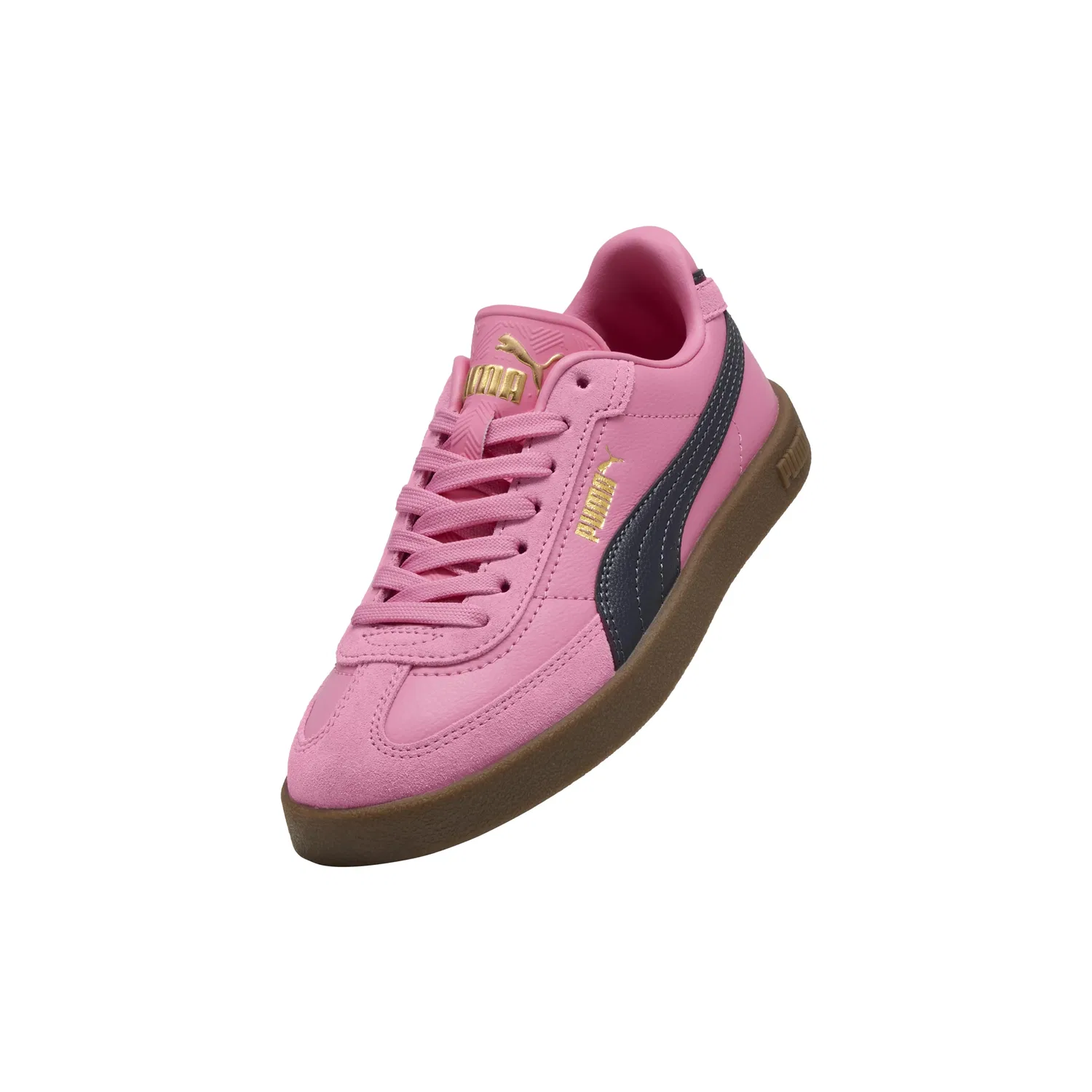 Кроссовки низкие кожаные Junior Club II Era Puma, розовый — фото 4