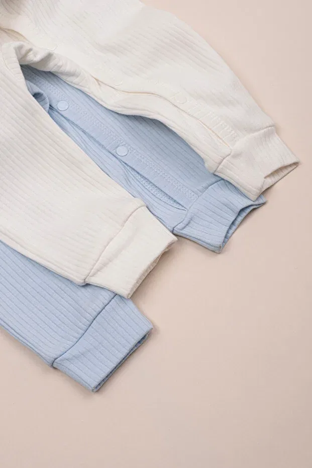 Детский комбинезон с длинным рукавом Basics Vauva, Blue — фото 4