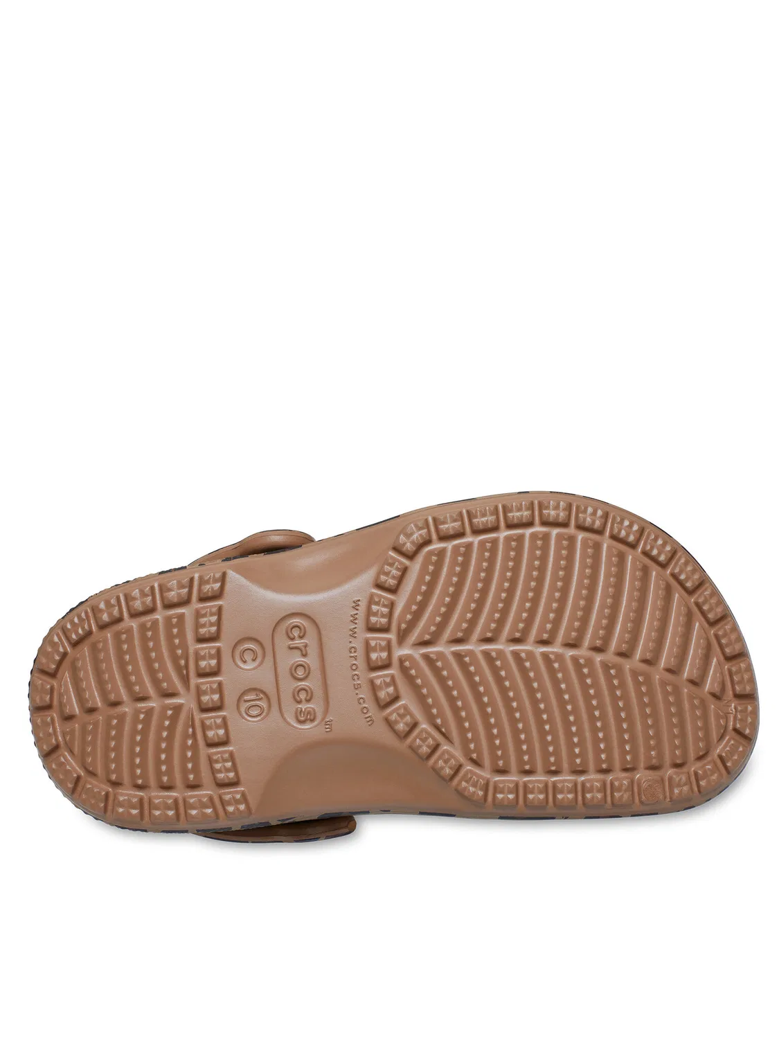Шлепанцы для девочки Classic Animal Clog Crocs, коричневый — фото 4