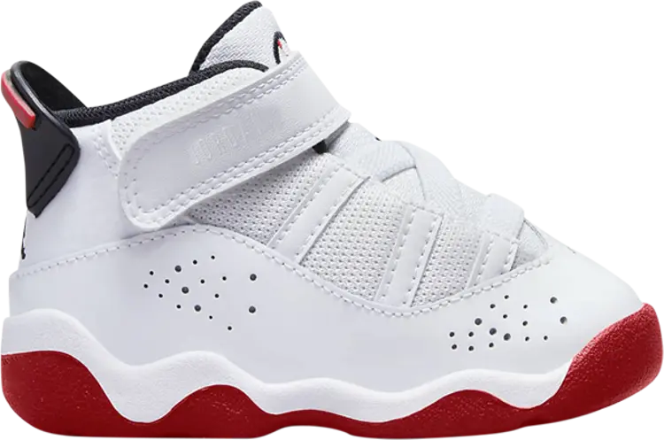 

Кроссовки Jordan 6 Rings TD White University Red, белый