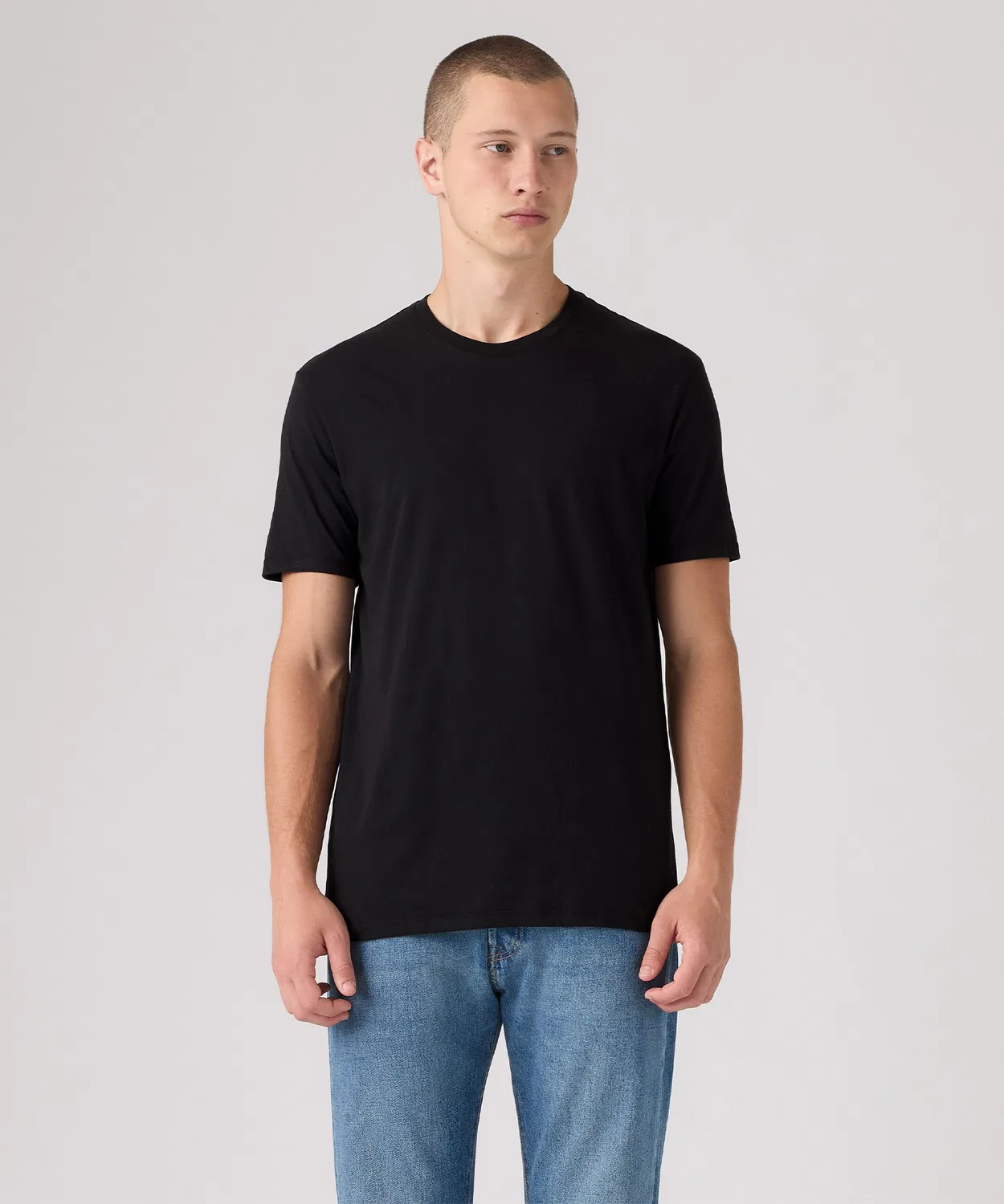 Мужская футболка с коротким рукавом, комплект из 2 штук, Slim Fit Levi's, Black