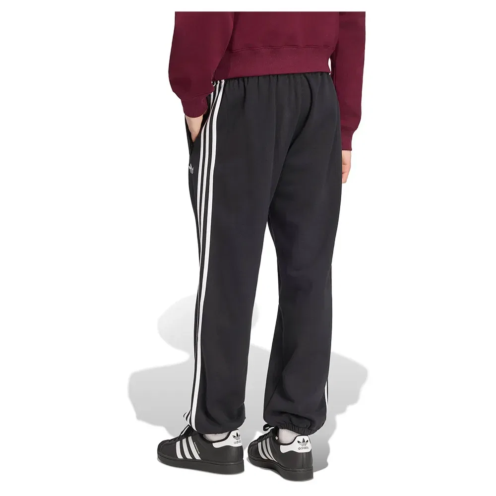 Мужские спортивные брюки из футера Adicolor 3 Stripes Cuffed Adidas Originals, Black — фото 2