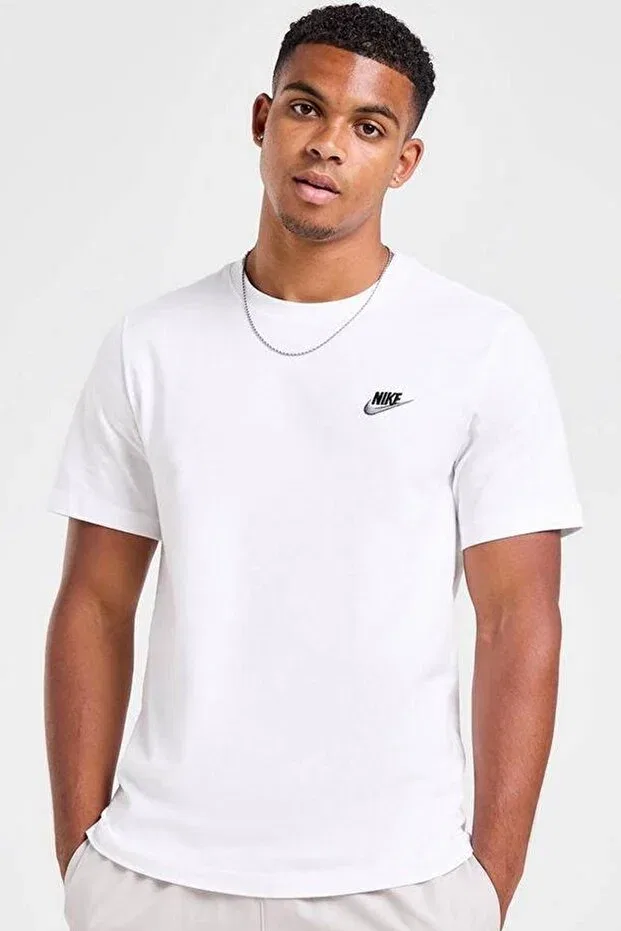 Женская футболка с вышивкой Nike, White