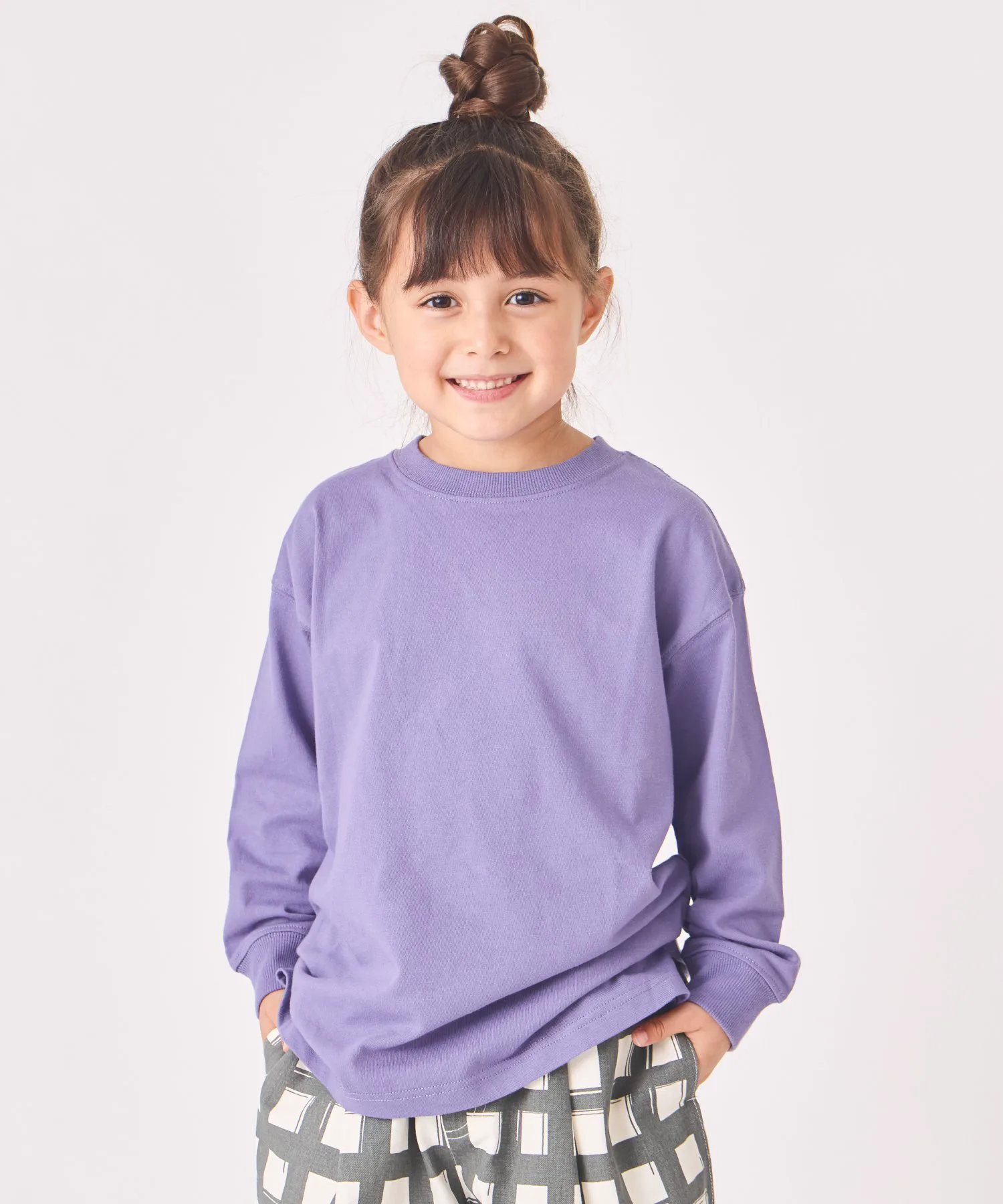 Футболка с крупным силуэтом Ever Closet, Lavender