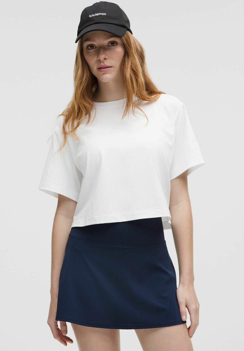 

Базовая футболка ALL YOURS CROPPED lululemon, белый