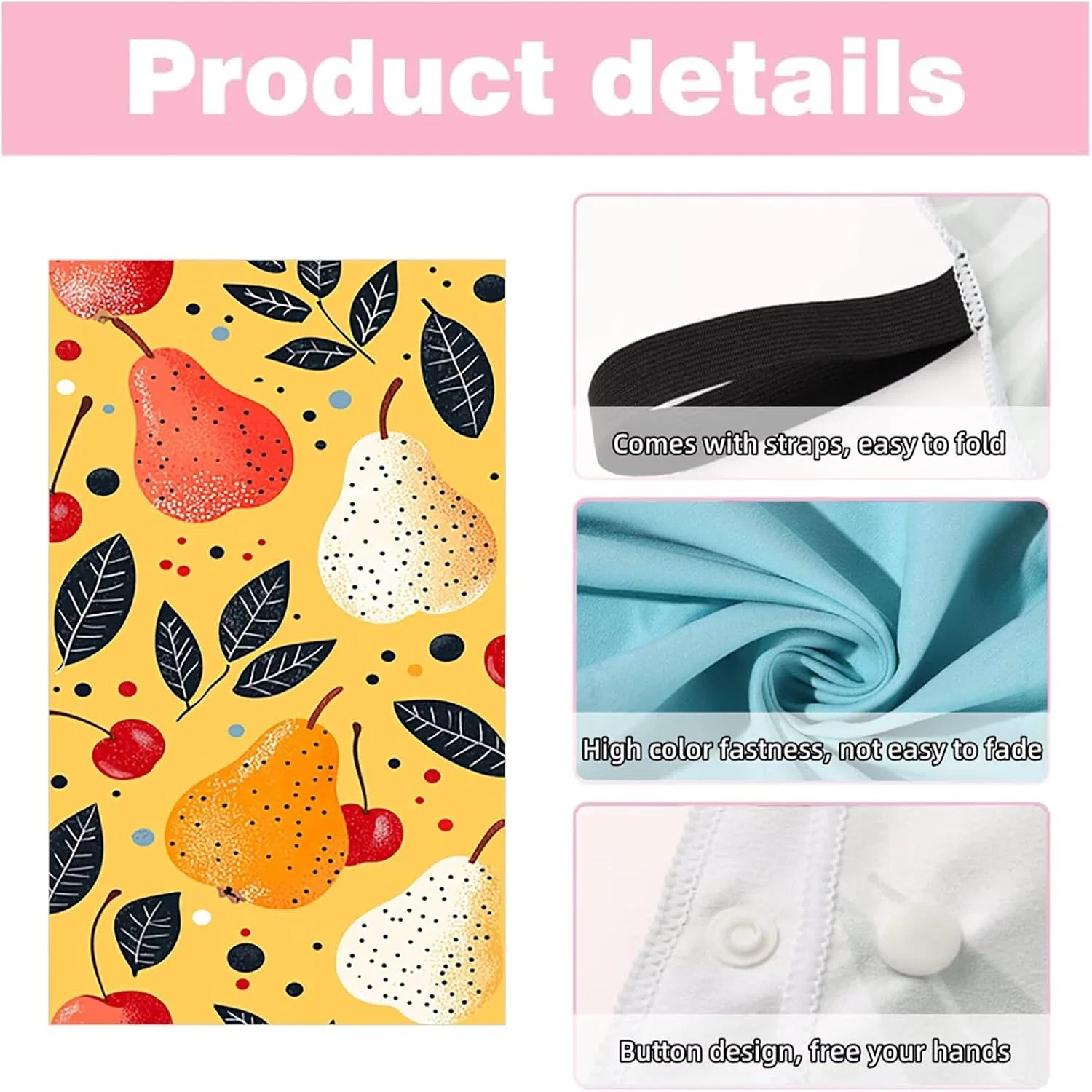 Пляжное полотенце из микрофибры, 100x200 см, с водонепроницаемым мешком Generic — фото 2
