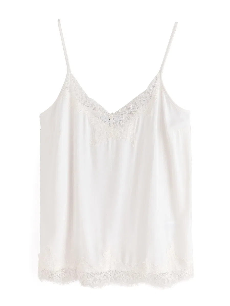Топ Next в светло-бежевом, шоколадном цвете — фото 3