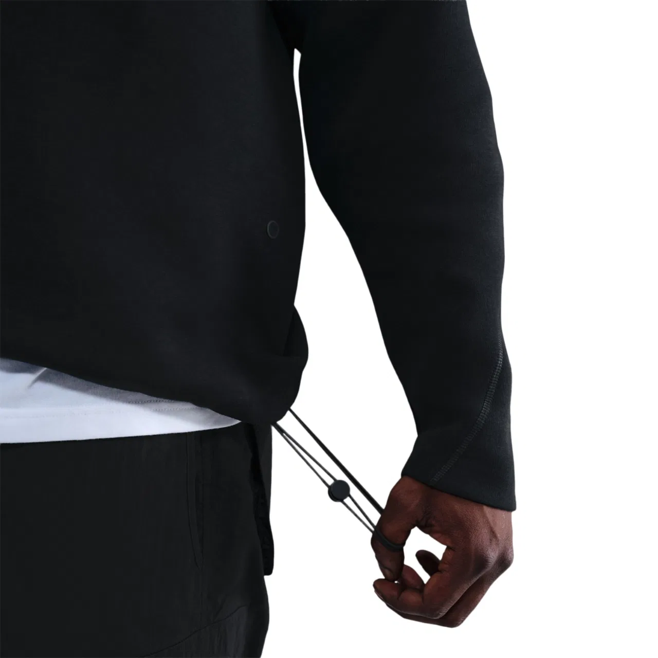 Мужская толстовка Tech Fleece Crew GX Nike, черный — фото 4