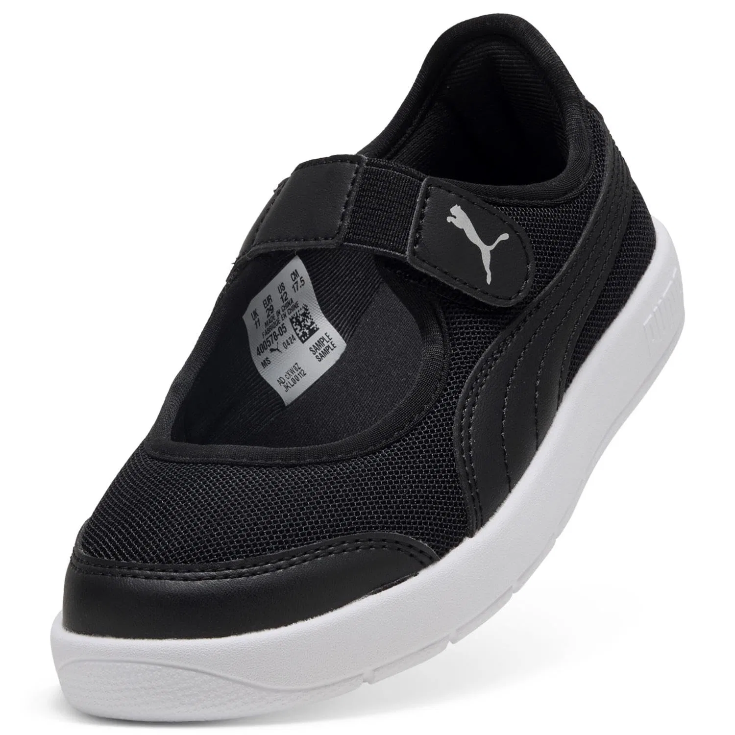 Детские кроссовки для мальчиков Puma Courtflex V3 Lina V PS Puma Black Puma Black — фото 4