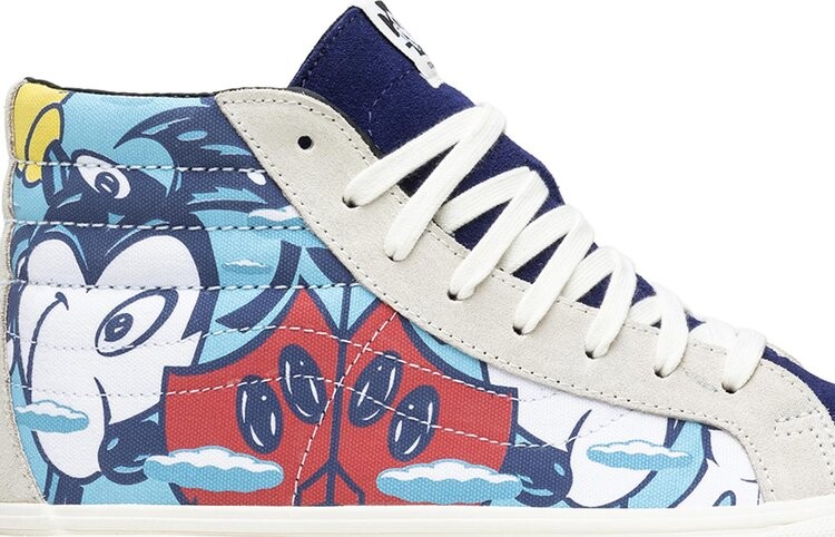 Кеды Vans Disney x John Van Hamersveld x Sk8-Hi Mickeys 90th, синий — фото 2