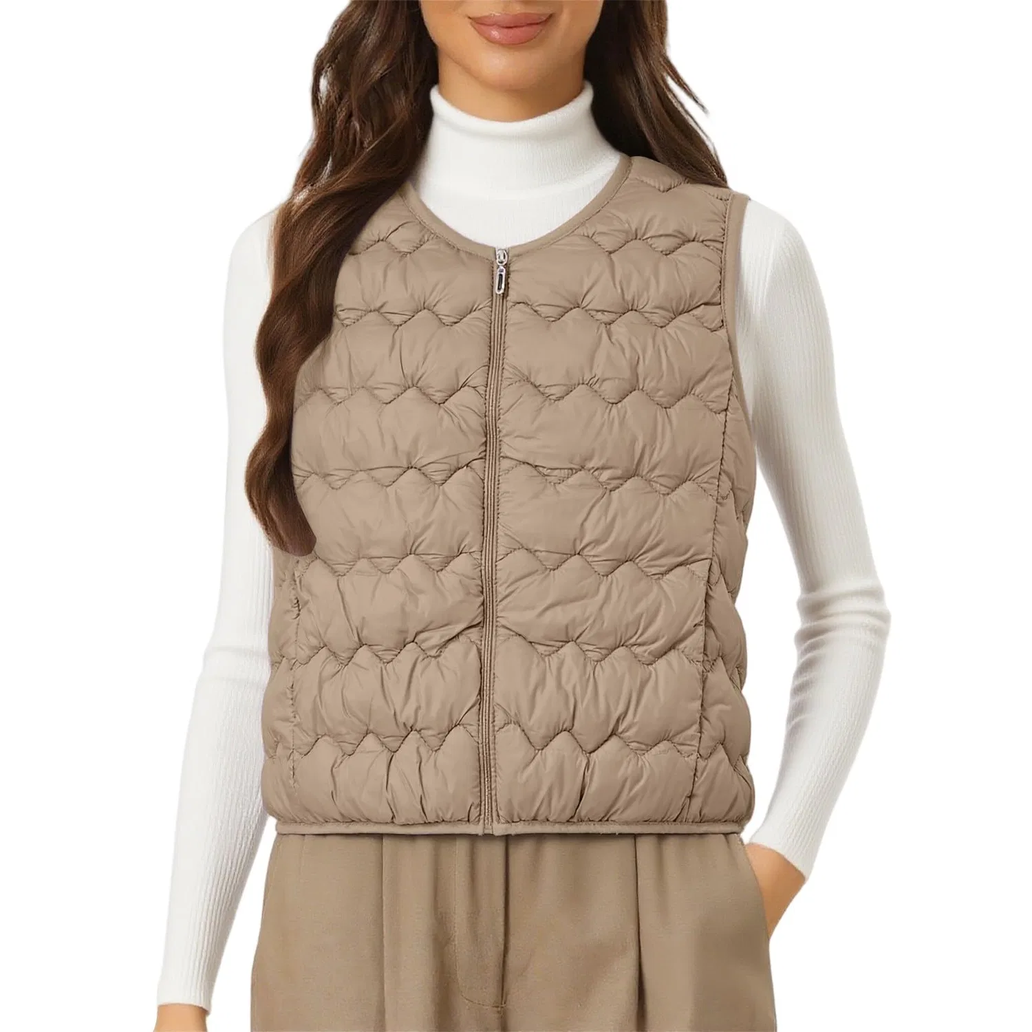 Женский безрукавный жилет из флиса с принтом Badywarmer, 19# Cachi