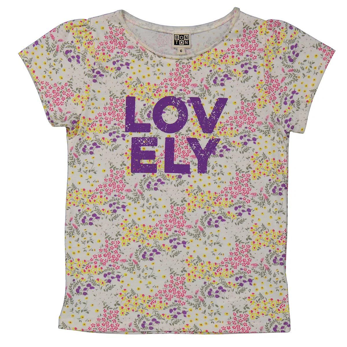 Футболка хлопковая органическая Lovely Floral Bonton, Flower Prairie