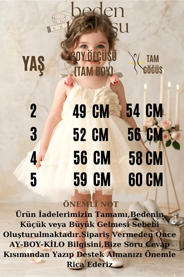 Детское платье для девочек с цветочным принтом Baby Animals, Nude Color — фото 3