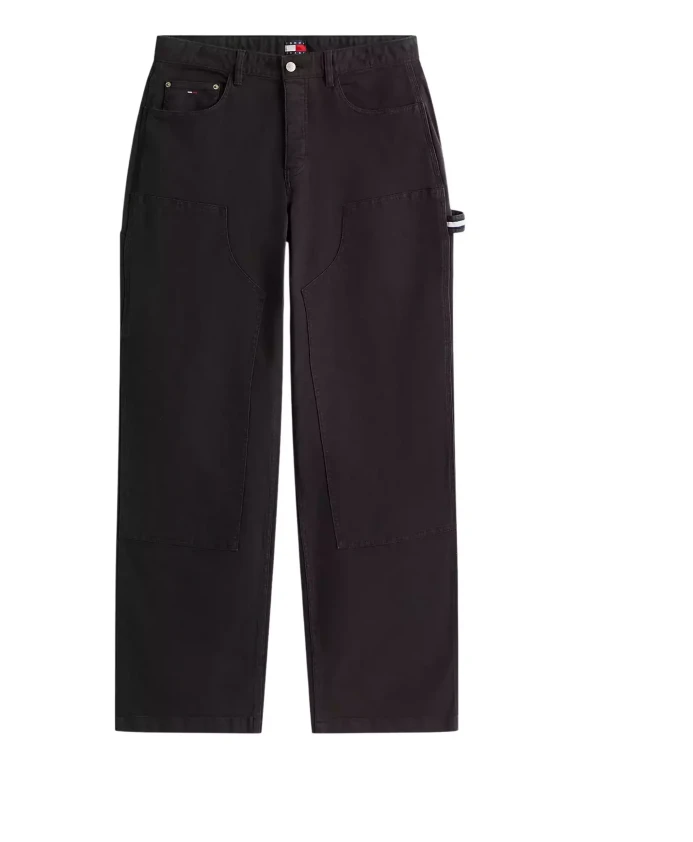 

Рабочие брюки современного дизайна Tommy Jeans, черный