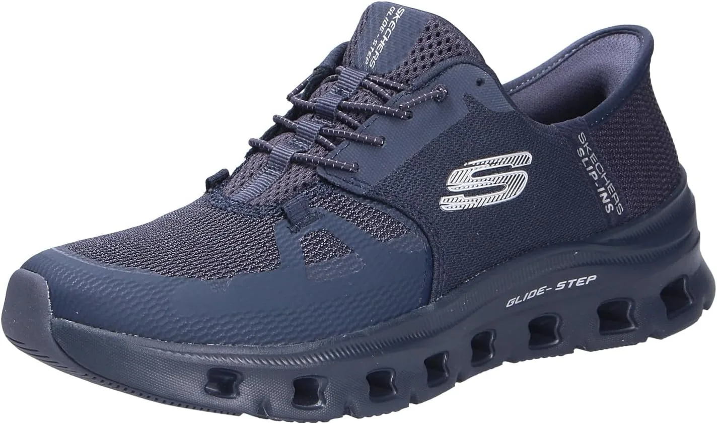 Мужские кроссовки Skechers Glide-Step Pro без шнурков, темно-синий
