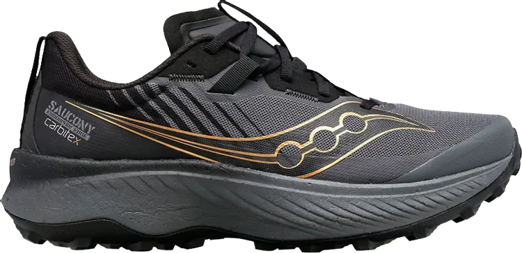 Кроссовки Saucony Wmns Endorphin Edge Black Goldstruck, черный