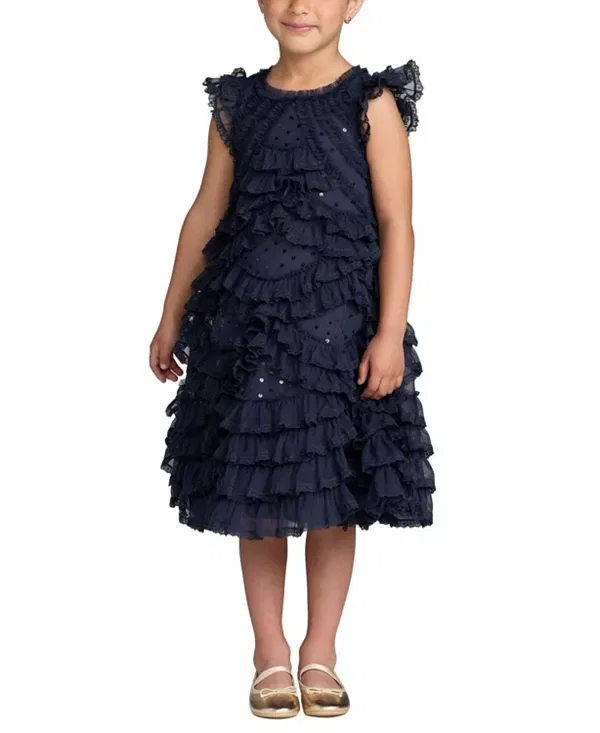 Детское платье для девочек с коротким рукавом Mac DUGGal, Indigo
