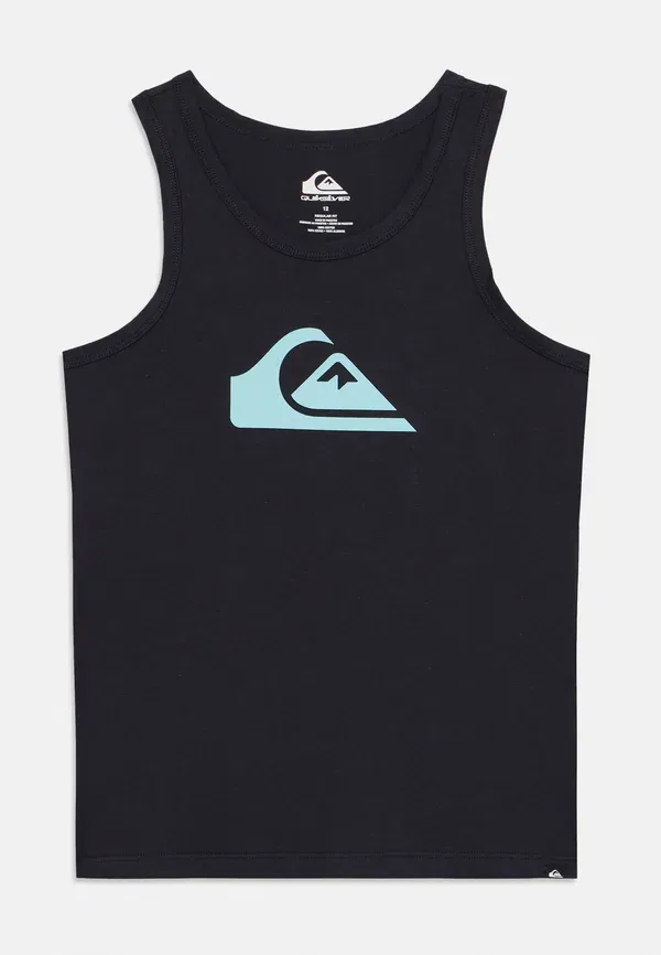 Топ с принтом Comp logo tank, Quiksilver, Dark Blue, темно-синий