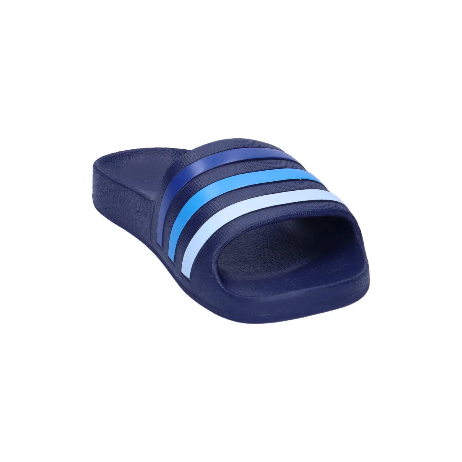 Детские шлепанцы с регулируемым ремешком ADILETTE AQUA K Adidas, Dunkelblau / Konigsblau / Weiss — фото 2