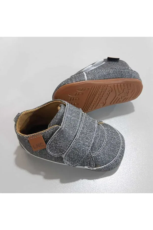 Детские тапочки для девочек хлопковые Sönmez Baby, Smoke Grey — фото 2